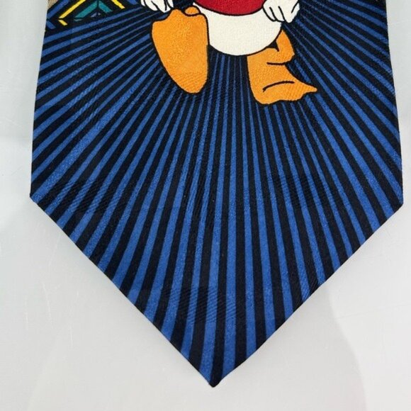 Atlas Design Disney Donald Duck Gateborg Sweden Neck Tie  100% Silk Grumpy Duck - Picture 3 of 10